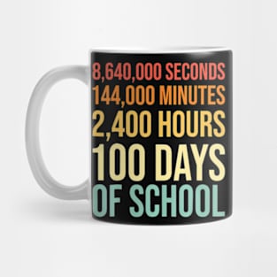 100 Days Of School Teacher Outfit 80S Mug